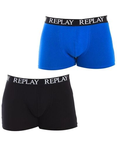 Replay Pack-2 Boxers I101005 - Blue