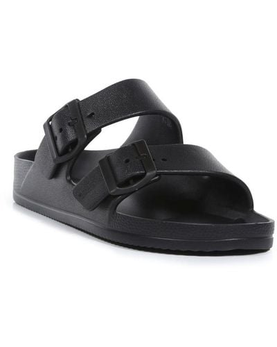 Regatta Brooklyn Slip On Lightweight Slider Sandals - Black