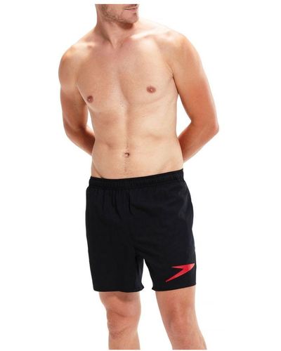 Speedo Sports Solid 16 Inch Water Shorts - Blue