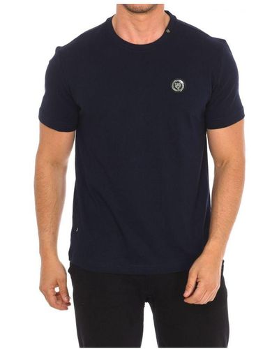 Philipp Plein Tips401 Short Sleeve T-shirt - Blue