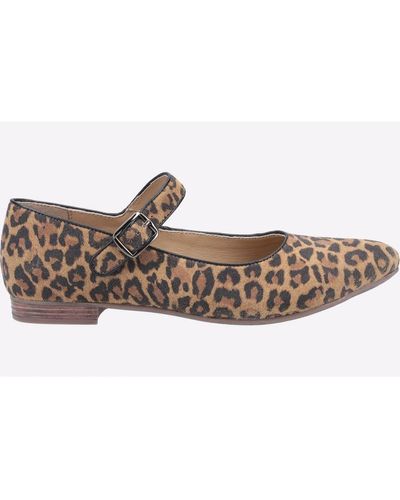 Hush Puppies Melissa Strap Shoes - Brown