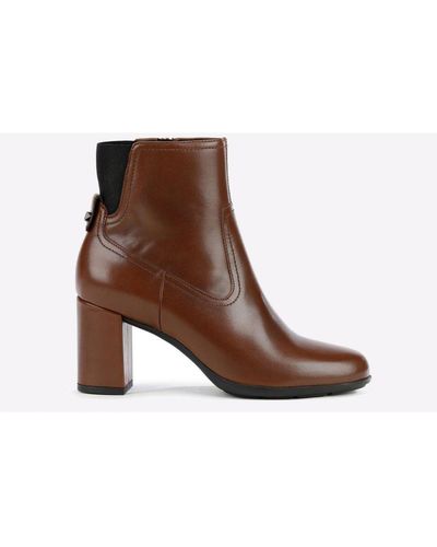 Geox Geoz New Annya Ankle Boots - Brown