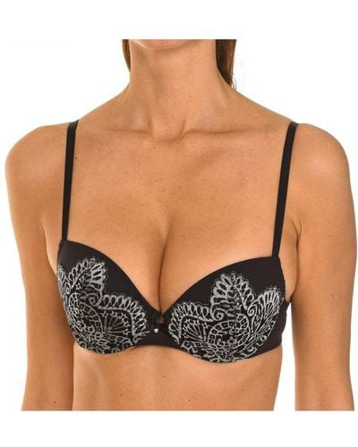 Wonderbra Push Up Gel-air Bra With Cups And Padded W0aq9 Polyamide/polyester - Black