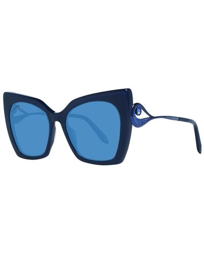 Swarovski Atelier Sunglasses Sk0271-p 53 90w - Blauw