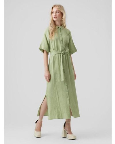 Vero Moda Natali Maxi Dress - Groen