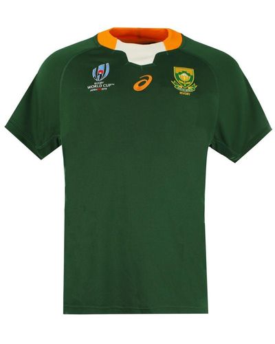 Asics South Africa Rugby Green T-shirt