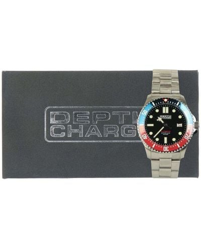 DEPTH CHARGE Accessories 41Mm Automatic Watch - Black