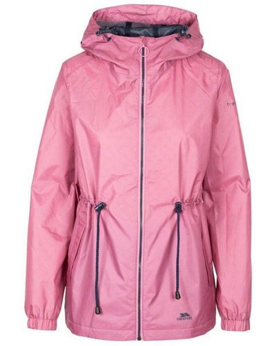Trespass Ladies Niggle Tp75 Waterproof Jacket (Rose) - Pink