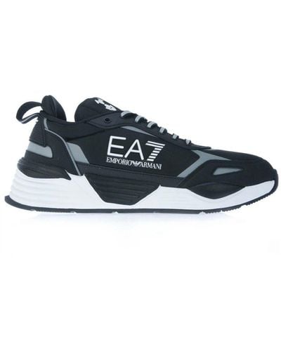 EA7 Emporio Armani Ace Runner Neoprene Shoes - Blue