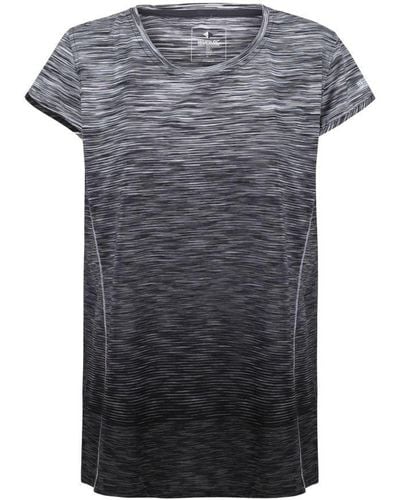 Regatta Hyperdimension Ii Ombre T-shirt (zwart) - Grijs