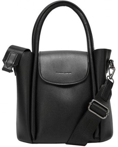 Claudia Canova Kinsley Medium Grab Cross Body Bag - Black
