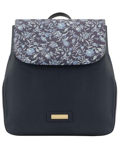 Laura Ashley Backpack Faux Leather - Blue