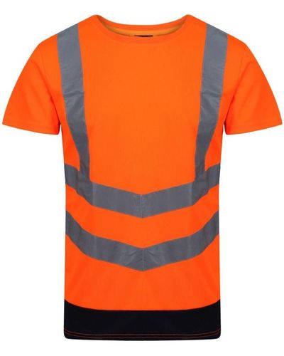 Regatta Pro Hi-Vis Short-Sleeved T-Shirt (/) - Orange