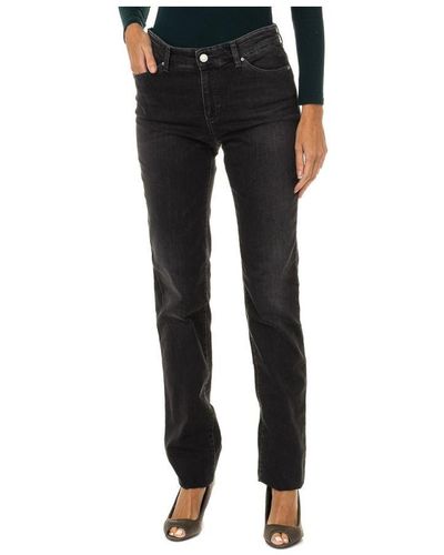 Armani Jeans Long Trousers Cotton - Black
