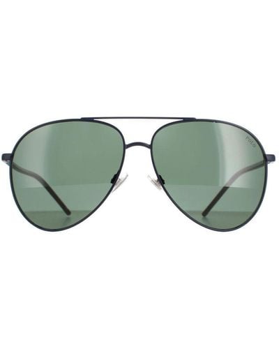 Polo Ralph Lauren Aviator Matte Sunglasses - Green