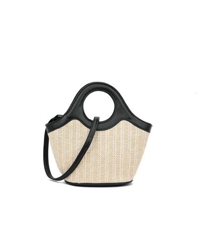 Where's That From 'Shutter' Small Top Handle Bucket Bag - White