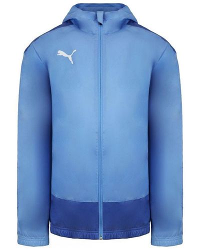 PUMA Teamrise Training Football Jacket in Blue for Men | Lyst UK