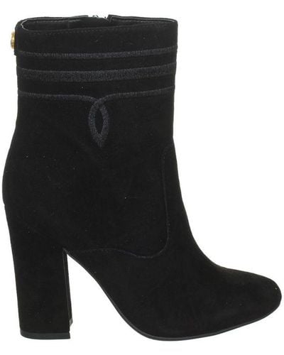 Guess Heeled Ankle Boots With Round Toe Fllu23Sue10 - Black