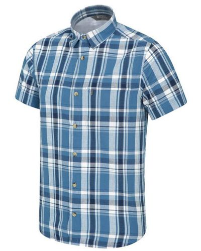 Mountain Warehouse Holiday Cotton Shirt () - Blue