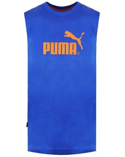 PUMA Big Logo Vest - Blue