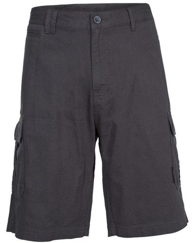 Trespass Rawson Lightweight Breathable Cotton Shorts - Grey