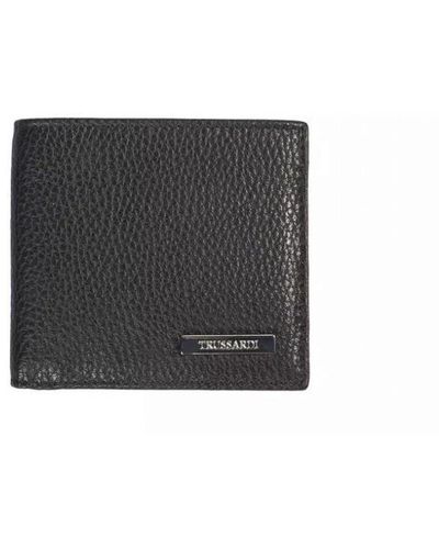 Trussardi Black Leather Wallet