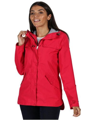 Regatta bertille waterproof jacket red sales