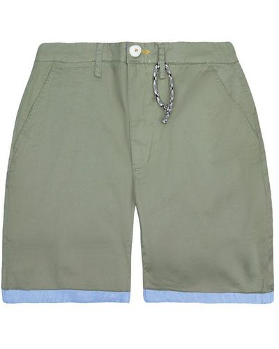 Pepe Jeans Douglas Regular Fit Chino Shorts Green Bottoms Pm800744 768 Cotton