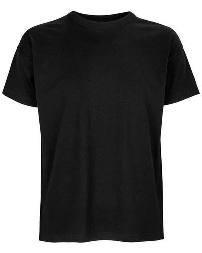 Sol's Boxy Organic Oversized T-Shirt (Deep) - Black