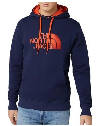 The North Face Drew Peak Embroidery Hoodie - Blue