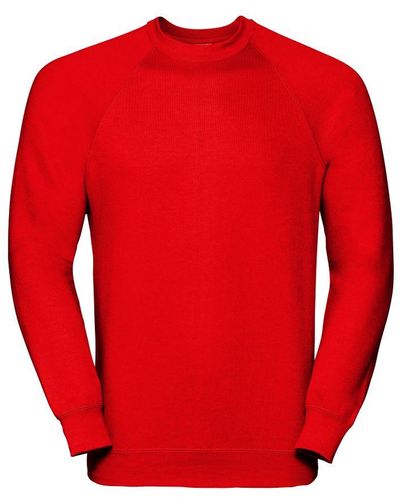 Russell Classic Sweatshirt (Bright) - Red