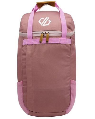 Dare 2b Offbeat Leather Trim 16L Backpack (Mesa Rose/Bluestone) - Pink