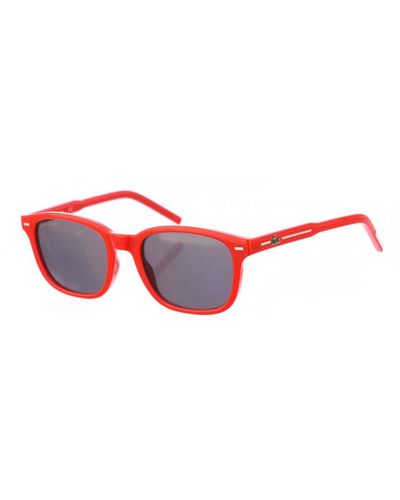 Lacoste Oval Shaped Acetate Sunglasses L3639S - Red