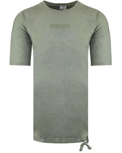 GYMSHARK Restore T-Shirt Cotton - Green