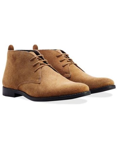 Redfoot Derry Tan Suede - White