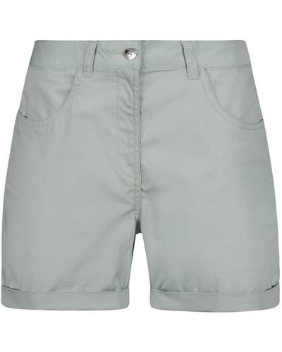 Regatta Pemma Organic Coolweave Cotton Summer Shorts - Grey