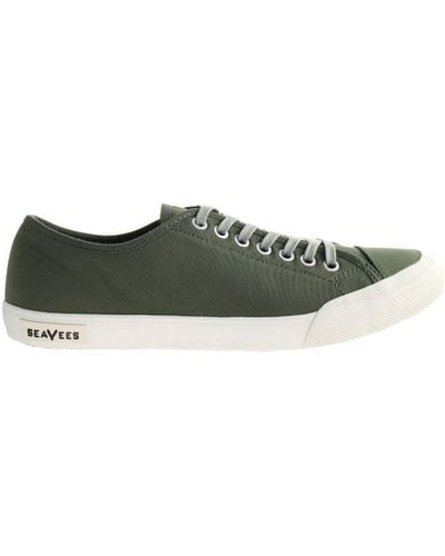 Seavees Army Issue Low Standard Military Shoes - Green