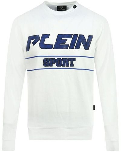 Philipp Plein Philipp Bold Logo Jumper - White