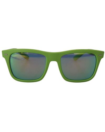 Dolce & Gabbana Gorgeous Acid Full Rim Sunglasses With Lens - Green