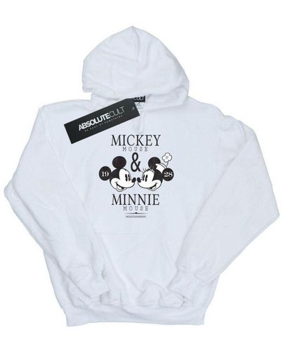 Disney Mickey And Minnie Mouse Mousecrush Mondays Hoodie - White