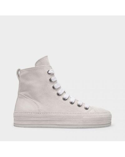 Ann Demeulemeester Raven Trainers - Natural
