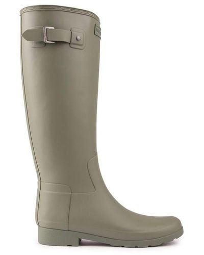 HUNTER Refinded Tall Boots - Green