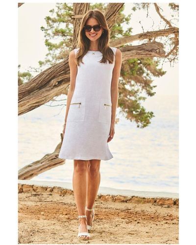 Linen shift hotsell dresses uk