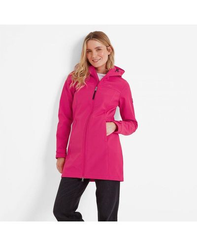 TOG24 Keld Softshell Long Jacket - Pink