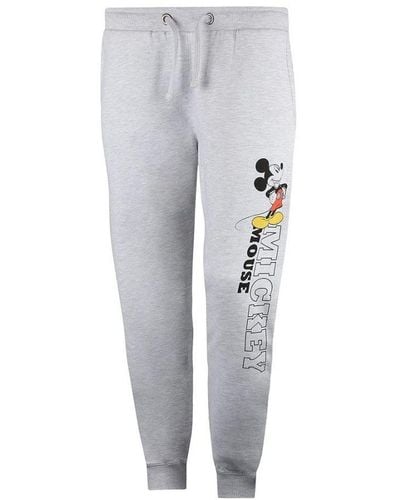 Disney Hello Marl Mickey Mouse Jogging Bottoms - Grey