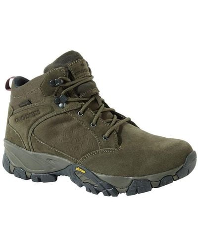 Craghoppers Salado Suede Mid Walking Boots - Green