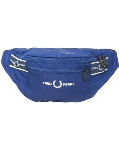 Fred Perry Graphic Tape Crossover French Navy Bag - Blue