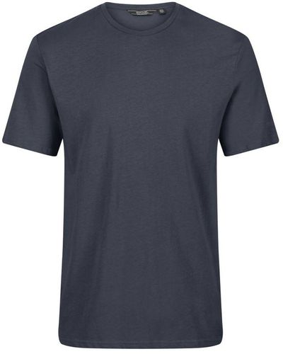 Regatta Tait Lichtgewicht Actief T-shirt (india Grijs) - Blauw