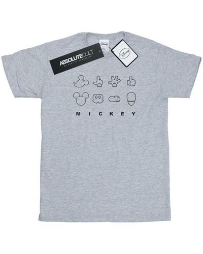 Disney Mickey Mouse Deconstructed T-Shirt (Sports) - Blue