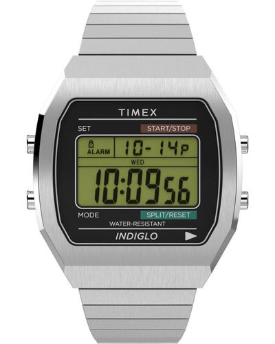 Timex T80 Watch Tw2W47700 Stainless Steel (Archived) - Grey